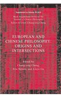 European and Chinese Traditions of Philosophy