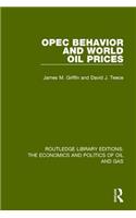 OPEC Behaviour and World Oil Prices