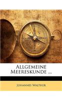Allgemeine Meereskunde ...: (German)
