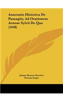 Annotatio Historica de Passagiis, Ad Orationem Aeneae Sylvii de Qua (1648)