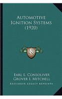 Automotive Ignition Systems (1920)