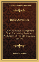 Bible Acrostics