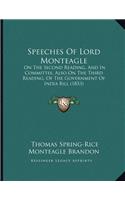 Speeches Of Lord Monteagle