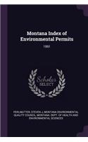 Montana Index of Environmental Permits
