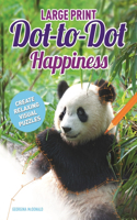 Large Print Dot-To-Dot Happiness