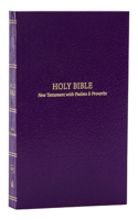 KJV Holy Bible: Pocket New Testament with Psalms and Proverbs, Purple Softcover, Red Letter, Comfort Print: King James Version: Boethius, Peter Lombard and Aquinas on Creation from Nothing