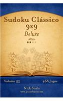Sudoku Clássico 9x9 Deluxe - Médio - Volume 53 - 468 Jogos
