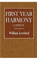 First Year Harmony