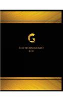 EEG Technologist Log (Log Book, Journal - 125 pgs, 8.5 X 11 inches): EEG Technologist Logbook (Black cover, X-Large)(Centurion Logbooks/Record Books)