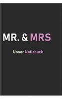 Notizbuch Mr. & Mrs.