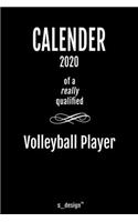 Calendar 2020 for Volleyball Players / Volleyball Player
