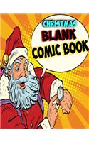 Christmas Blank Comic Book