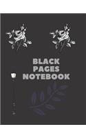 Black Pages Notebook