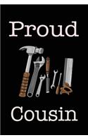 Proud Cousin: Carpenter Family Lined Notebook Journal