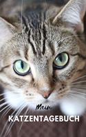 Mein Katzentagebuch: Ein cooles Notizheft, Tagebuch für Katzenliebhaber, Haustier Tagebuch (ca. DIN A5), 110 karierte Seiten.