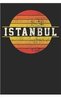 Notebook: Istanbul Vintage Dot Grid 6x9 120 Pages
