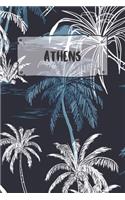 Athens: Ruled Travel Diary Notebook or Journey Journal - Lined Trip Pocketbook for Men and Women with Lines