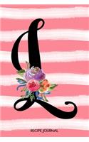 Monogram L Notebook