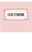 Cote d'Ivoire: Ruled Travel Diary Notebook or Journey Journal - Lined Trip Pocketbook for Men and Women with Lines