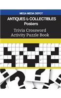 ANTIQUES & COLLECTIBLES Posters Trivia Crossword Activity Puzzle Book