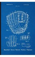 Baseball Glove Patent Weekly Planner