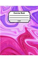 Exercise Book Lined: Back To School Notebook V47