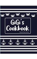 Gigi's Cookbook Nautical Navy Edition