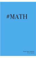 Graph Paper Notebook 0.5 cm squares