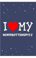I Love My Norrbottenspitz Dog Breed Journal Notebook