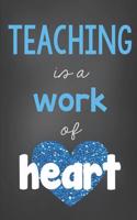 Teacher Journal Blue