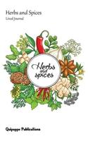Herbs and Spices Lined Journal