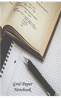 Grid Paper Notebook: Grid Paper Notebook - A5 Grid Paper Notebook, Cream paper, 5.5 x 8.5 inches, 100 pages (50 sheets)
