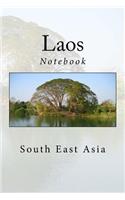 Laos: South East Asia Notebook, 150 Lined Pages, Softcover, 6" x 9"