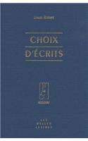 Choix d'Ecrits