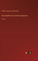 Encyclopédie des sciences religieuses