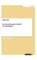 Zur Entstehung des Begriffs 