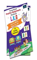 Young Minds Practice Assignments Workbook - Lkg Books For Kids