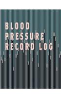 Blood Pressure Record Log