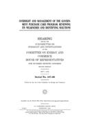 Oversight and management of the government purchase card program