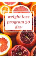 weight loss program 30 day