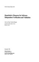 Quantitative Measures for Software Independent Verification and Validation