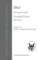 Code of Federal Regulations Title 33 Navigation and Navigable Waters 2020 Edition Volume 5/6 [§203.11 - Appendix B to Part 263]