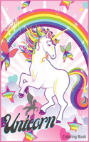 Unicorn: Unicorn Dream come true coloring book for Kids and Adults with Fun, Easy, and Relaxing