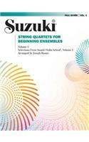 String Quartets for Beginning Ensembles, Vol 3