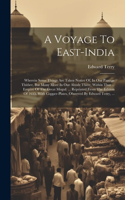 A Voyage To East-india