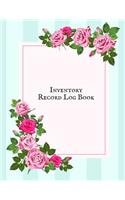 Inventory Record Log Book: Management Control, Daily Weekly Monthly Entry Logbook Notebook For Businesses and Personal Management (Office Supplies) Large Inventory Log