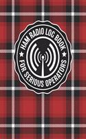 HAM Radio Log Book For Serious Operators: Unique Red Plaid Logbook Journal Notebook For Amateur Radio Enthusiasts - 4165 Unique Entries - Large Format