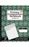 Primary Composition Notebook: School Design (1) - K-2nd Grade Composition Journal Pad, for Alphabet Writing Practice, [back to School Essential]