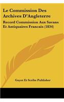 Commission Des Archives D'Angleterre
