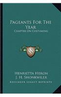 Pageants For The Year